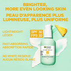 Garnier Green Labs Pinea-C 3-in-1 Brightening Serum Cream, 24H Moisture + Serum + SPF 30 with Vitamin C, 2.4 Fl Oz (72mL), 1 Count (Packaging May Vary)
