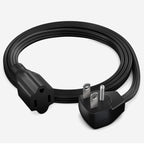 Maximm Extension Cord Heavy Duty (5 Feet) Flat Wire 3-Prong Flat Plug, 14 AWG Power Cord - UL Certified, Black, Ideal for Home and Office Use, Appliances, Electronics, Power Tools