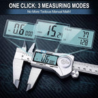 Kynup Digital Caliper, Caliper Measuring Tool, Stainless Steel Micrometer