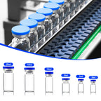 Ehoycq 2ml Sealed Sterile Glass Empty Vials for Injection, 10 Pack