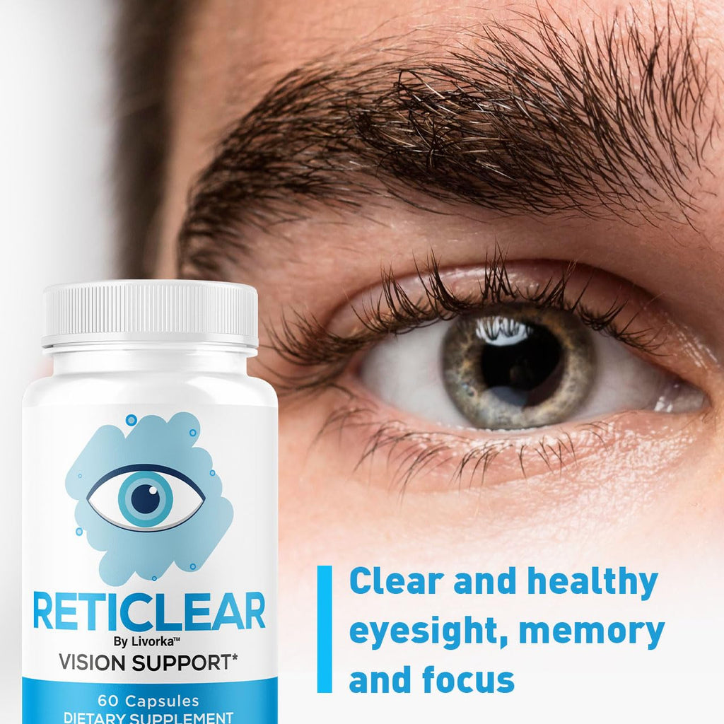 (3 Pack) RetiClear Capsules - Official Eye Health Support Pills, All Natural RetiClear Advanced Supplement Vitamins for Overall Wellness & Support Health Reviews, 180 Capsules for 3 Months