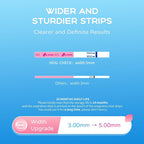HEAL-CHECK 50 Count Pregnancy Tests with Cups, Bulk Pregnancy Test Strips for Detection at Home, Over 99% Accuracy, Individually Wrapped Fertility Tests, Extra-Wide 5mm HCG Tests, Pruebas De Embarazo
