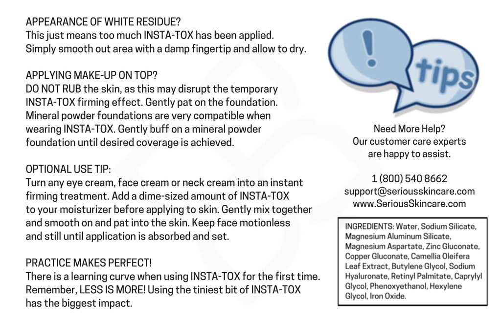 Serious Skin Care InstA-tox Twin Pack by Serious Skin Care