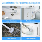 Ganliving 50 Count Disposable Toilet Brush Refills, Toilet Bowl Cleaner, Compatible with Most Toilet Wand for Home and Bathroom Cleaning