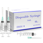 5ml Syringe with 21 Gauge 1.5 Inch for Scientific Lab Industrial Dispensing or Measuring,100pack