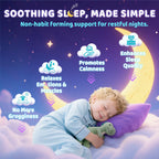 Kids Sleep Gummies, NO Melatonin Sleep Aid Gummies w/Magnesium Glycinate, Magnesium Malate, L-Theanine, Lavender, B6, Zinc, D3K2 for Restful Sleep, Relax Brain & Muscle, Immune Support, Non-GMO 2Pack