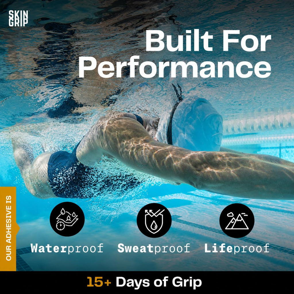 Skin Grip Libre 3 Extended Supply (30 Pack)– Waterproof & Sweatproof Cover for Continuous Glucose Monitor Sensor, Stays Secure for 10-15 Days, (Tan)