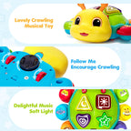 Baby Toys for 12 Months, Musical Crawling Infant Toys with Lights Sounds