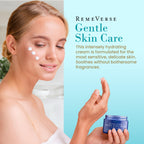 RemeVerse Radiation Cream – Unscented, Gentle, Hyaluronic Acid, Peptides & Calendula Cream for Burns, Soothing Skin and Hydrate Sensitive Skin, Radiation Treatment Skin Care – 6 fl oz