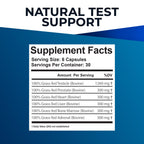 Ultimate Male Optimization 100% Grass Fed Beef Organ Supplement, Supports Test, Energy & Overall Men's Health & Wellness, Non-GMO Grass Fed Beef Organ Supplement with Liver, No Fillers 180 Capsules