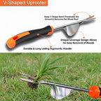 3 Pack Weed Puller Tool Set, Stainless Steel Weeding Tools for Gardening