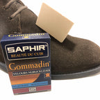Saphir Gommadin - Nubuck Suede Eraser Block - Cleaning Suede, Nubuck and Velvety Leathers - Anti-Shine