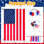 Muximud 4Pcs Skeleton Costume Flag Cape Wreath Flower Skirt