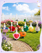 8 Set Holiday Porch Goose Outfits, All Seasons Bundle for 4th of July, Fall, Halloween, Christmas Decor, Valentine, St. Patrick's Day, Easter, Summer,Lawn & Indoor Outdoor, Fits 23 Inch (No Goose)