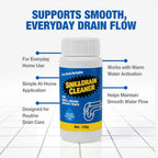 Sink Drain Cleaner Powder: Household Drain Clog Remover for Sink Shower Tub Kitchen Bathroom Pipes Floor Drains - Easy-to-Use Home Unclogging Opener (4 Pack)