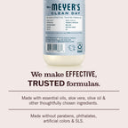 Mrs. MEYER'S Clean Day Holiday Hand Soap Set, Includes Peppermint, Iowa Pine, Snowdrop, Gingerbread