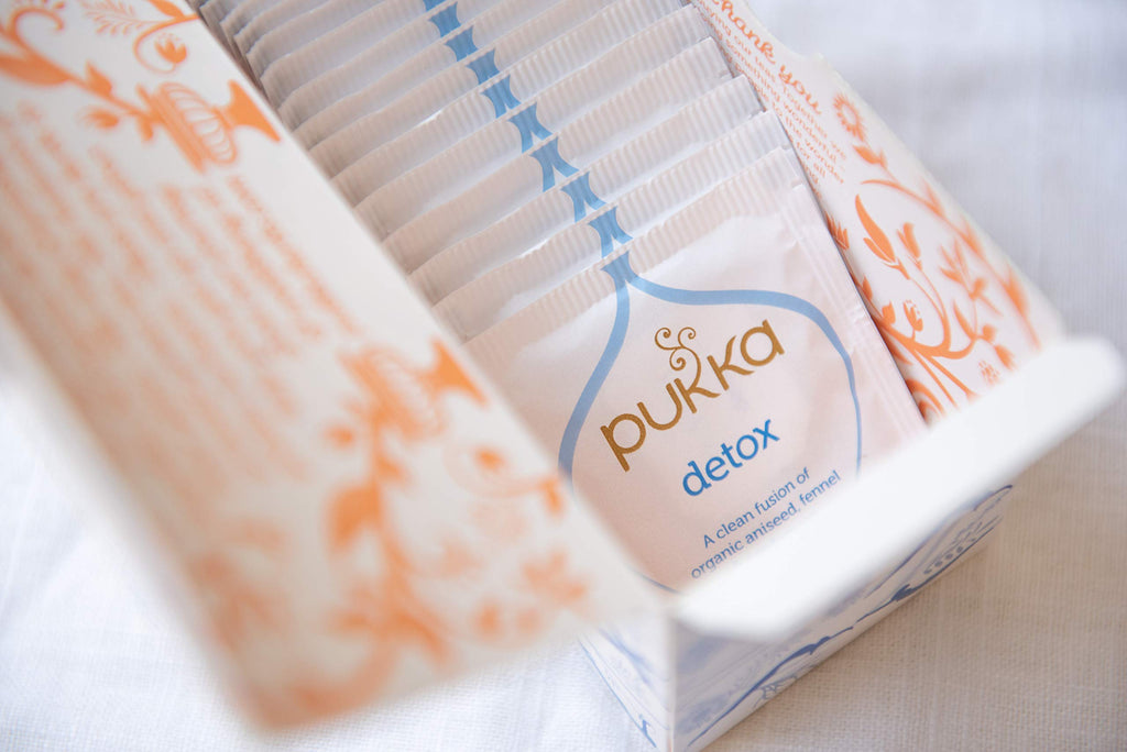 Pukka Detox Organic Herbal Tea with Aniseed, Fennel & Cardamom (Pack of 6, 120 Tea Bags)