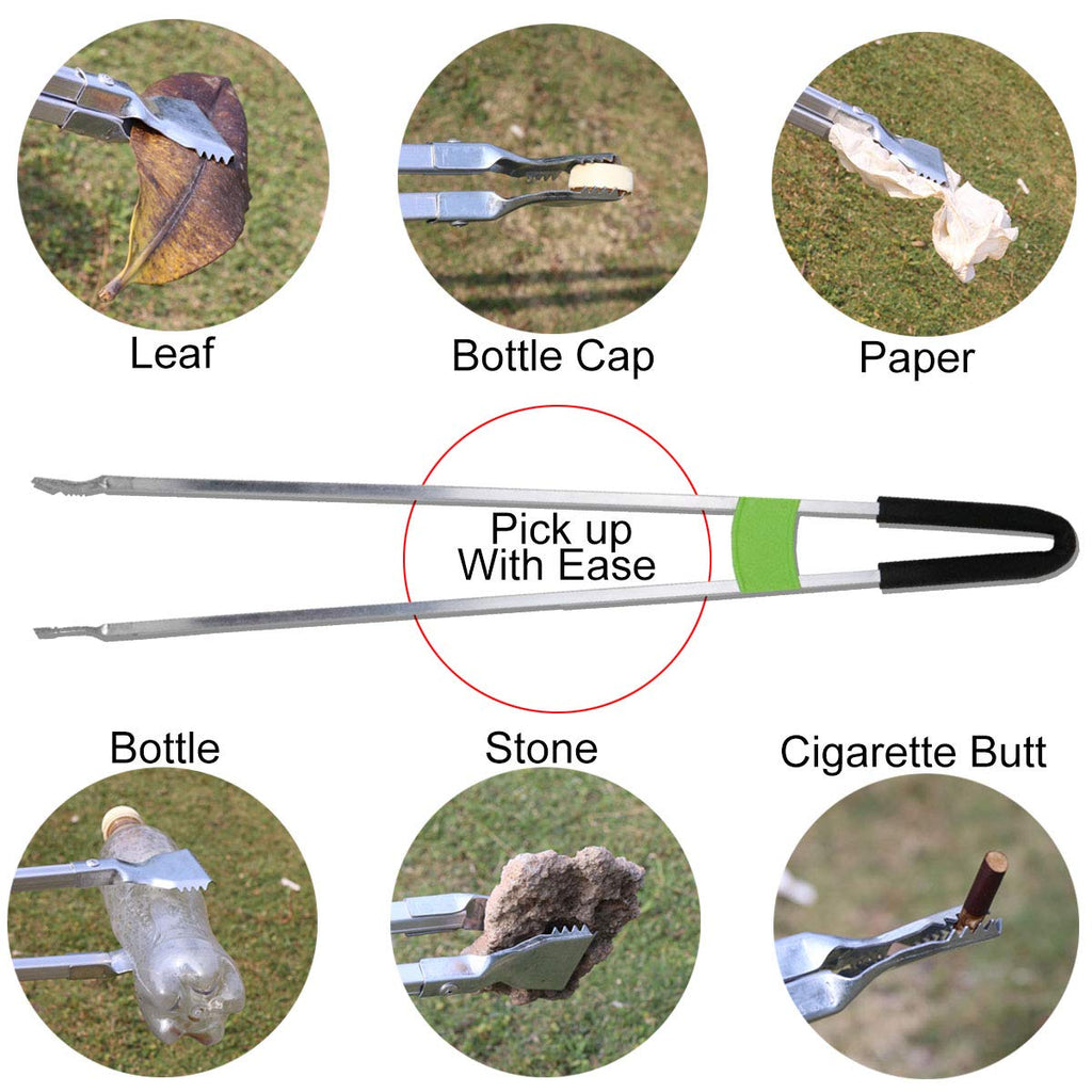 egoola Reacher Grabber Tool,Litter Pick Up Stick Lightweight Aluminium Rustproof,Trash Tong,Reaching Assist Tool for Elderly,Garden Nabber Plogging