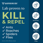 Wondercide - Indoor Pest Control Spray for Home and Kitchen - Ant, Roach, Spider, Fly, Flea, Bug Killer and Insect Repellent - with Natural Essential Oils - Pet and Family Safe — Cedarwood 32 oz