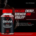 Oxvia Male Performance Gummies, Official Oxvia Supplement Gummies - Maximum Strength Performance, All Natural Support Overall Health & Wellness, Ox Via Advanced Support Gummy Reviews (2 Pack)