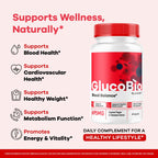 (2 Pack) GlucoBio Capsules - Official Gluco Bio Advanced Formula Support Pills - Maximum Strength, Natural Gluco Bio Supplement Vitamin for Overall Health & Wellness Reviews, 120 Capsules for 2 Months