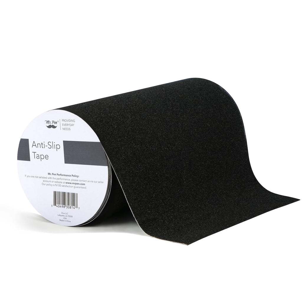 Mr. Pen- Anti Slip Traction Tape, 12" x 30', Abrasive Adhesive for Stairs, Tread Steps, Ramps, Porches, Ladders & Decks, Waterproof Non-Skid Grip Tape for Indoor/Outdoor Use