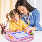 BABLOCVID Magnetic Drawing Board for Toddlers Girl Toys Doodle Board Pad