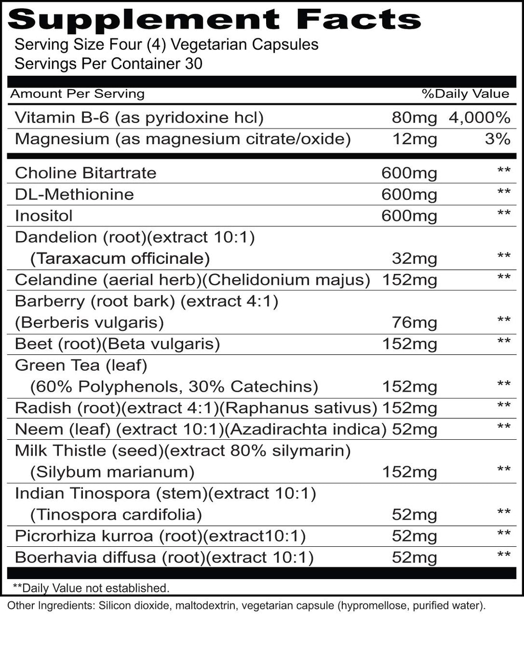 Priority One Vitamins Lipo Priority 120 Vegetarian Capsules - Nourishes an Already Healthy Liver Function with the Support of ayurvedic Herbs.*