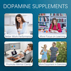 Dopamine Brain Food Supplement - Enhanced Focus & Mental Clarity, Brain Energy & Neurotransmitter Support (1)