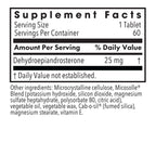 Allergy Research Group ARG DHEA 25 Micronized Lipid Matrix - Supports Hormone Balance & Brain Function - Delivers 25 mg DHEA - Micronized & Plant Sourced - Hypoallergenic - 60 Servings - 60 Capsules