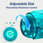 Flutter Valve Device for Lungs, Breathing Exercise Device, Adjustable Resistance Breathing Trainer for Natural Mucus