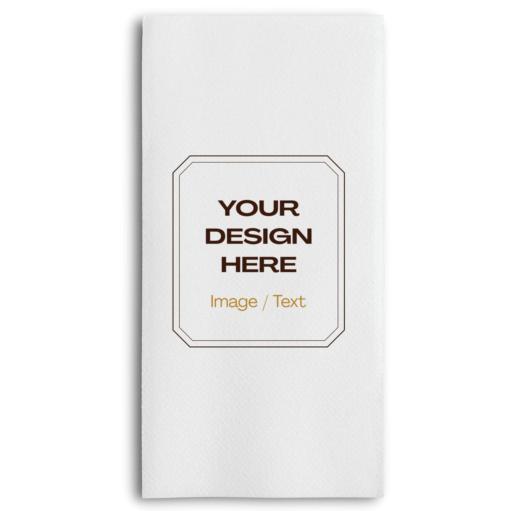 Lintext Disposable Linen-Feel Custom Guest Towels - 1000 Ct. Disposable Cloth-Like Hand Towels - Soft and Absorbent Paper Napkin for Kitchen, Bathroom, Party, Wedding, Or Event