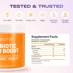 GOBIOTIX Fiber Supplement Powder with Prebiotics for Digestive Health and GLP-1 Support, Soluble Fiber for Gut Health & Debloat, Keto, Vegan, Gluten & Sugar Free, 35 Servings (3 Pack)