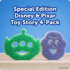 Scrub Daddy Scrub Mommy Toy Story Rocket Ship FlexTexture + ResoFoam Cleaning Sponges - Non-Scratch Sponges for Everyday Cleaning - Kitchen, Bathroom & Outdoor - Kitchen Sponges for Dishes (4 Count)
