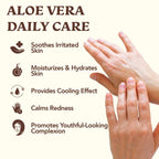 Green Leaf Naturals Aloe Vera Spray | 99% Cold-Pressed Aloe Vera Juice with Vitamin C, E & A | Hair, Skin, Facial Moisturizer, Sunburn Relief & After Sun Lotion 8oz