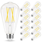 GvvooHome Edison Bulbs E26 LED Bulb 60 watt Equivalent 4000K Daylight White