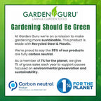 Garden Guru Dandelion Weeder Tool with Ergonomic Handle - Stainless Steel Weed Puller for Planting, Weeding, Flower and Vegetable Care in Lawn Garden Yard | Rust Resistant
