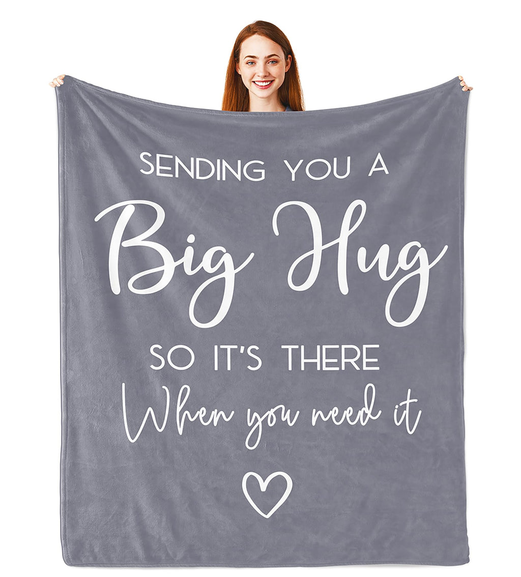 Pubrave Get Well Gifts for Women/Men, Birthday Gifts Hug Blanket 60x50in