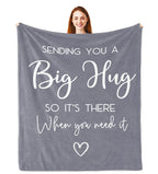 Pubrave Get Well Gifts for Women/Men, Birthday Gifts Hug Blanket 60x50in