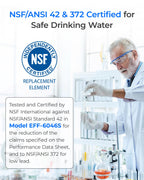 Waterdrop ADQ747935 Refrigerator Water Filter and Air Filter, 3 Combo