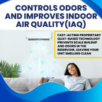 HVAC GUYS – Flow Treat Tabs - 2400 Tablets | AC Drain Line Cleaner | Prevents Odors, Keeps HVAC Drain Pan Clean, Prevents Overflow | One Tablet Lasts up to 4 Weeks