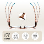 Dolarosey Reading Glasses For Women, Spring Hinge Anti Eyestrain Readers, Fashion Pattern Print Eyeglasses,Cheaters (2.5)