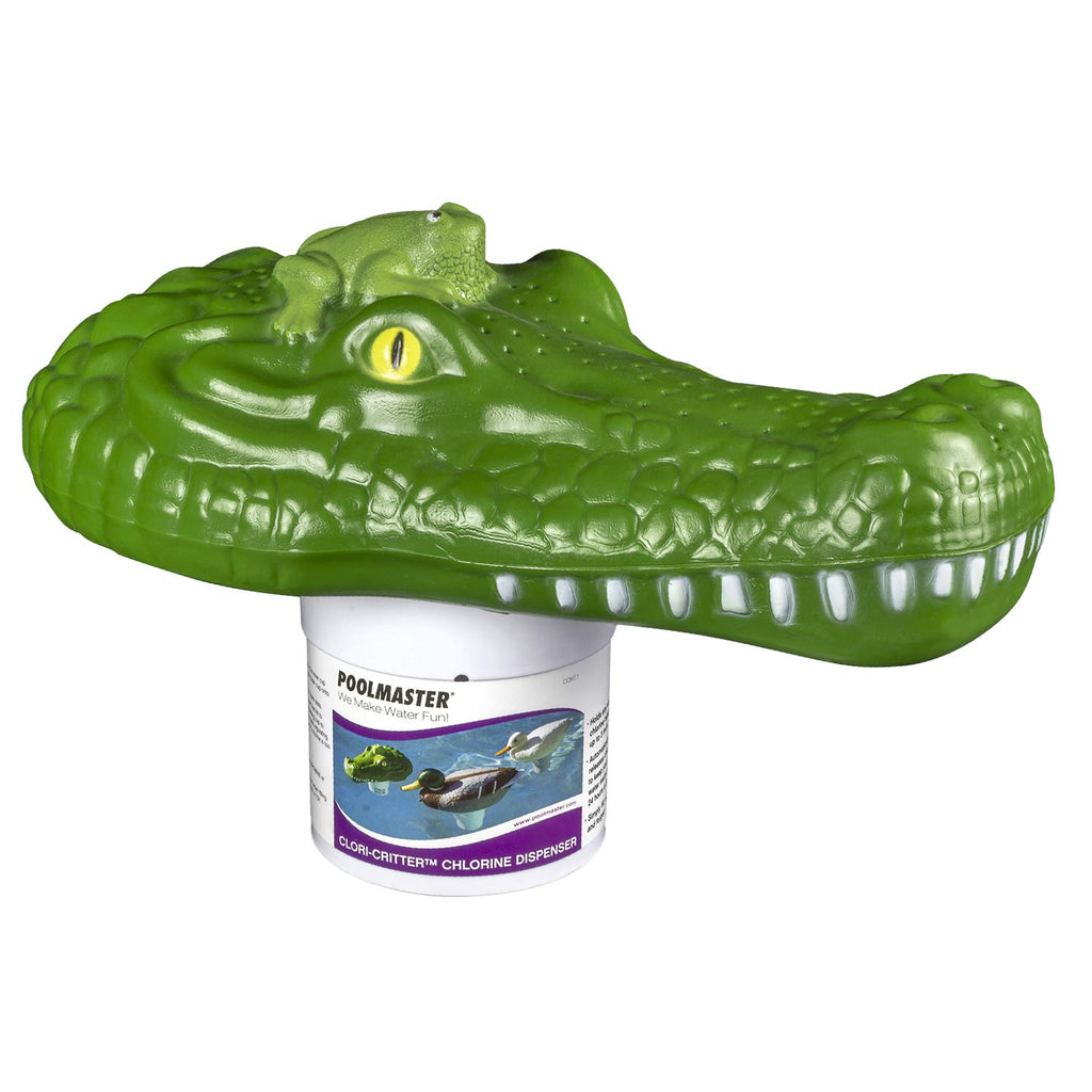 Poolmaster Adjustable Chlorine Dispenser for Swimming Pools and Spas, Alligator
