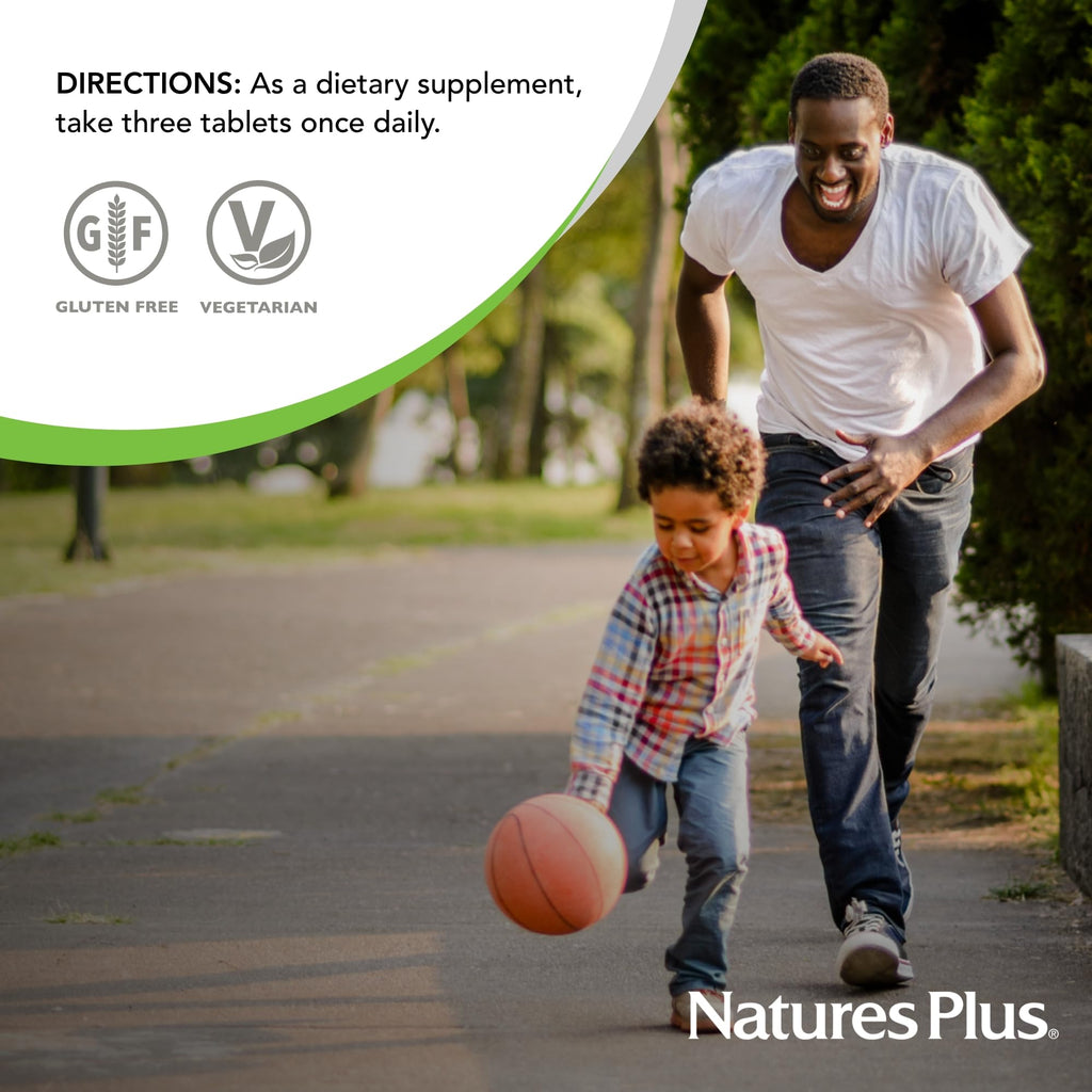 NaturesPlus Ultra Source of Life No-Iron Multivitamin - 180 Tablets - Supports Immune Health, Energy & Overall Well-Being - with Lutein & Vitamin D3 - Vegetarian & Gluten Free - 60 Servings