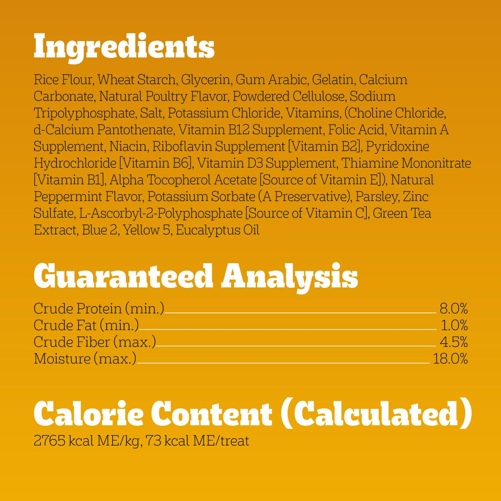 Pedigree Dentastix Large Breed Dental Dog Treats, Fresh, 36 Count
