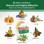 OWELL Naturals Drawing Salve Ointment for Boil & Cyst Removal, Deep Ingrown Hair, Splinter Remover, Bug Spider Bites, Bee Sting, Mosquito Itching, Poison Ivy