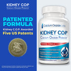 KIDNEY C.O.P. Calcium Oxalate Protector 120 Capsules, Kidney Support for Calcium Oxalate Crystals, Helps Stops Recurrence of Stones, Stronger Than Chanca Piedra Stone Breaker Supplements, 3 Pack