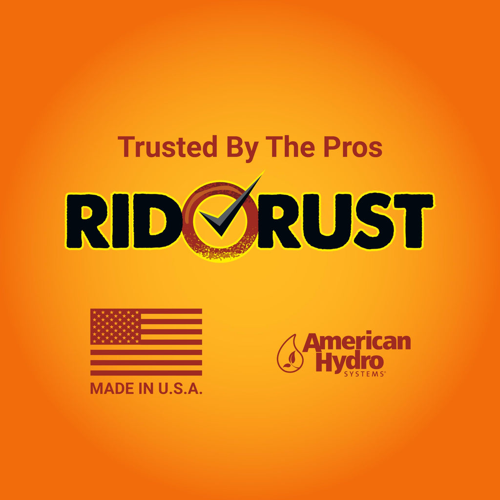 RID-O-RUST Outdoor Liquid Rust Stain Remover, Removes Stains, Calcium, and Limescale from Concrete, Vinyl Siding, and More, 1 Gallon Bottles (4 Pack)