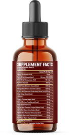 NUQIIT 17in1 Rhodiola Rosea Liquid Drops Tincture w/Ashwagandha Magnesium, L-Theanine. Ultra Rhodiola Cortisol Supplement, Rhodiola Root for Mood, Energy - 1 FL Oz - 60 Day Supply