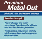 Pool Mate 1-Quart 4-Pack Premium Metal Out Stain and Mineral Inhibitor, Pool Metal Remover, Stain Remover, Made in USA